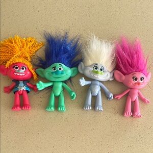 Colorful Troll Dolls Set